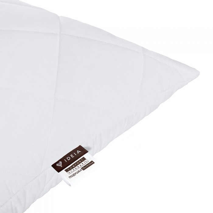 Подушка Comfort Standart+ з блискавкою ТМ IDEIA 70*70 см біла Подушка Comfort Standart+ з блискавкою ТМ IDEIA 70*70 см біла