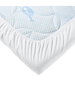 Наматрацник дитячий Aqua Stop з бортом ТM PAPAELLA 60х120х15 см