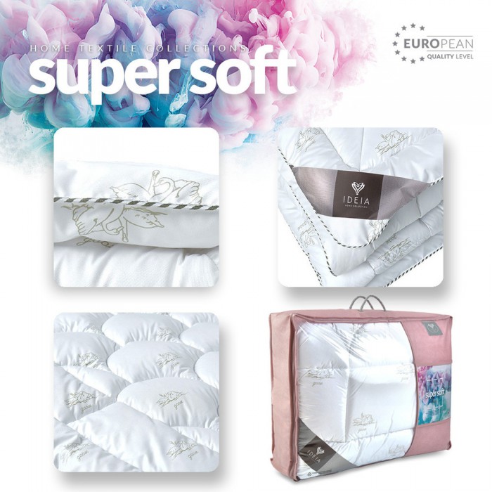Ковдра Super Soft Classic ТМ IDEIA всесезонна 155*215 см Ковдра Super Soft Classic ТМ IDEIA всесезонна 155*215 см