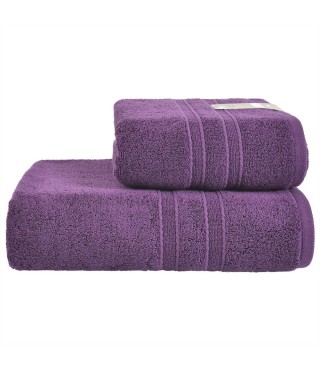Махровий рушник Aqua fiber Premium TM IDEIA 70х140 см фіолет