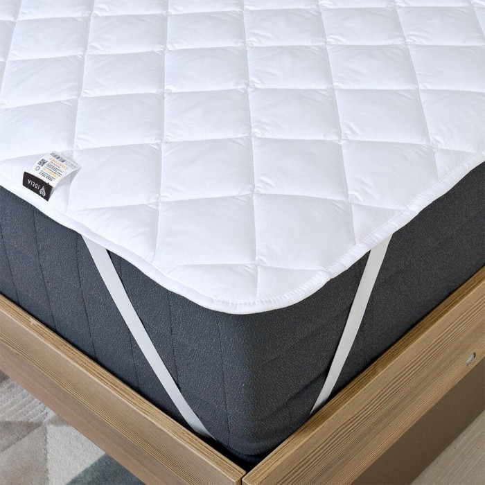 Наматрацник стьобаний Comfort зі стрічками по кутах 120*200 