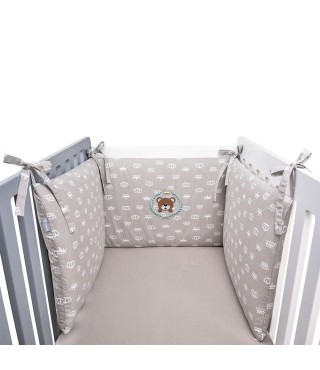 Бортик захисний ТМ PAPAELLA 198х42 см корона беж