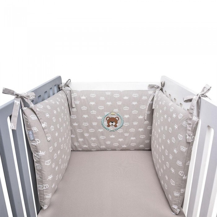Бортик захисний ТМ PAPAELLA 198х42 см корона беж 