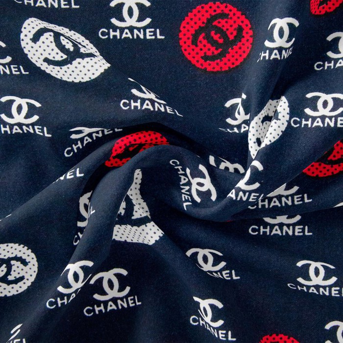 Тканина штапель Бренді Chanel 3 темно-синій 