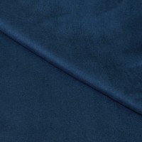 Тканина трикотаж Замш плюш т/синій