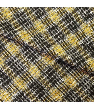 Тканина трикотаж жаккард Леонсія V-5/2 черн/гіорчиця
