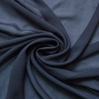 Тканина шифон Shela т/синя