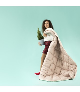 Ковдра WOOLLY вовняна зимова ТМ IDEIA 140х210 см