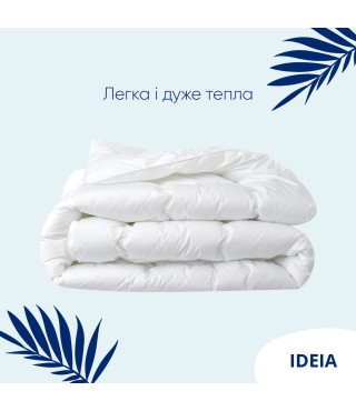 Ковдра лебяжий пух зимова Super Soft Premium TM IDEIA 155*215 см