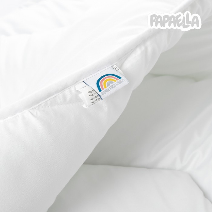 Ковдра дитяча в ліжечко Comfort ТM PAPAELLA 100х135 см зигзаг/біла Ковдра дитяча в ліжечко Comfort ТM PAPAELLA 100х135 см зигзаг/біла