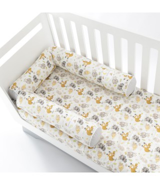 Бортик захисний мультифункціональний в ліжечко ТM PAPAELLA 60х15 см, 120х15 см обіймашки