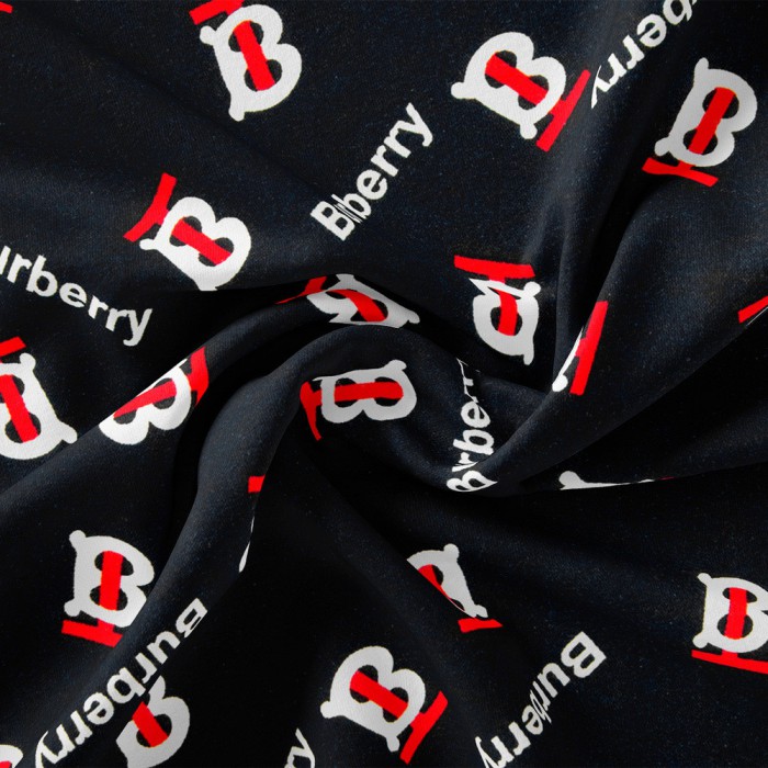 Тканина плательна штапель Бренді Burberry чорна 