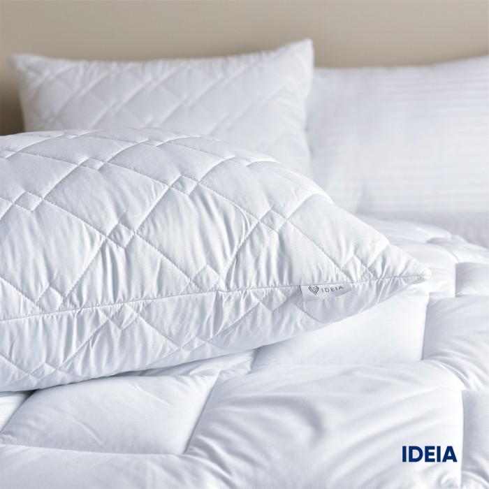 Подушка готельна Standart Plus ТМ IDEIA 50х70 см із блискавкою 