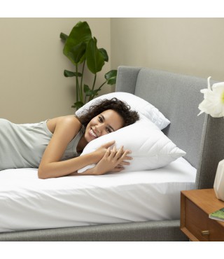 Подушка NORDIC COMFORT+ ТМ IDEIA 50х70 см із блискавкою біла